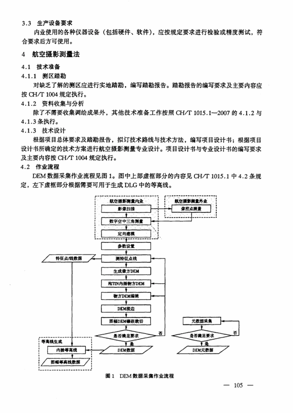 CH∕T 1015.2-2007 基础地理信息数字产品1：10000 1：50000生产技术规程 第2部分：数字高程模型（DEM）.pdf_第3页