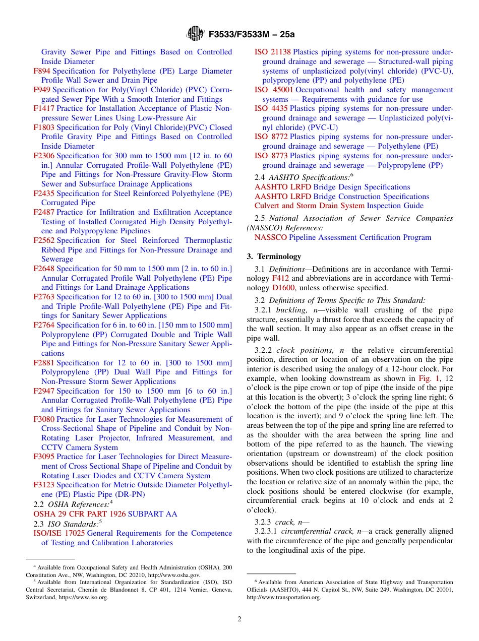 ASTM F3533-25a Standard Guide for Inspection and Acceptance of Installed Thermoplastic Storm and Sanitary Sewer Pipe.pdf_第2页