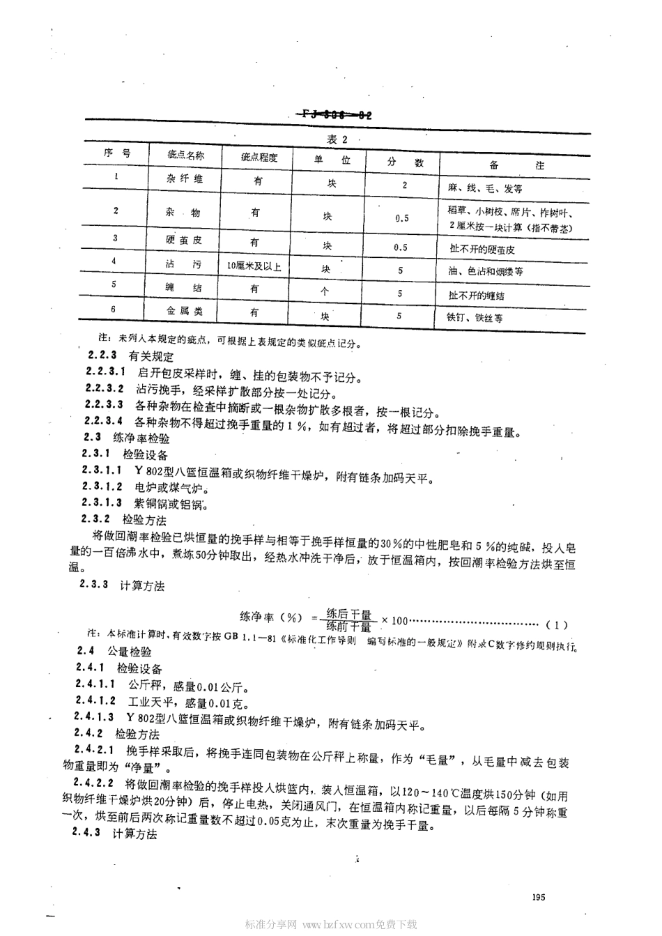 FZT 41002-1999 柞蚕挽手.pdf_第2页