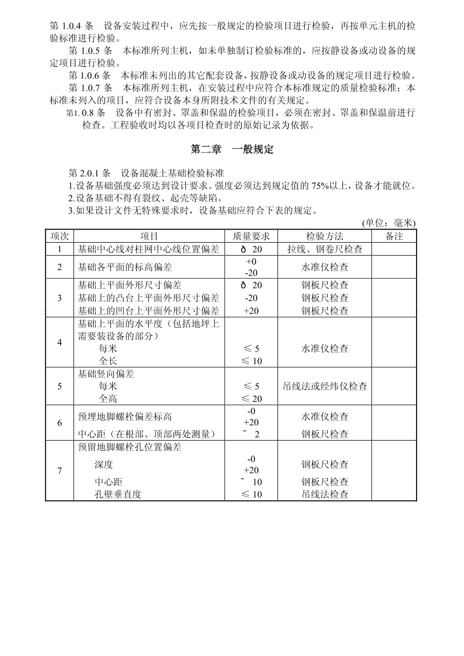 FJJ 213-1984 VD406~LVD802型涤纶短纤维设备安装质量标准(试行).pdf_第3页