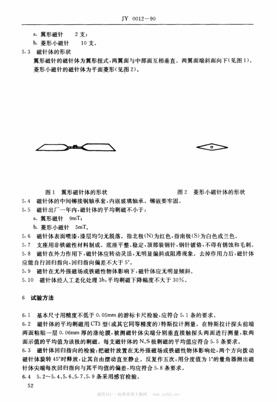 JY 0012-1990 磁针.pdf_第2页