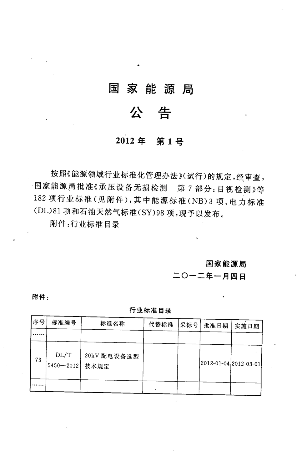 DLT 5450-2012 20kV配电设备选型技术规定.pdf_第3页