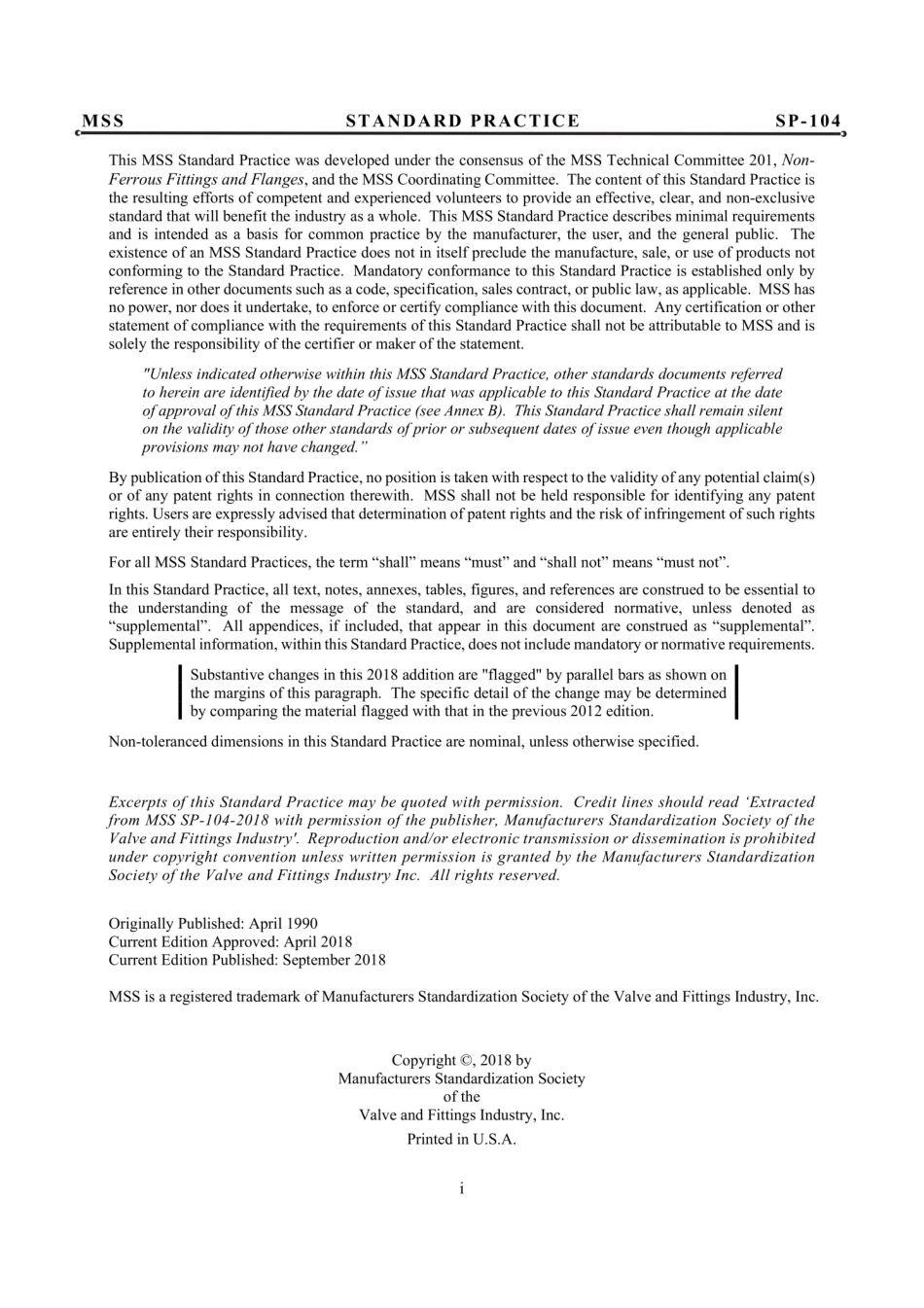 MSS SP-104-2018 锻造铜焊接头压力管件.pdf_第2页