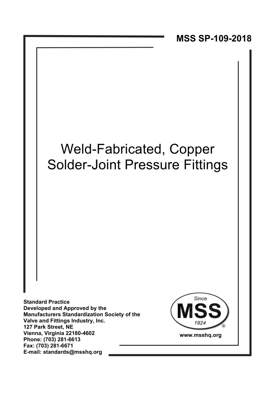 MSS SP-109-2018 铜焊接头压力管件.pdf_第1页