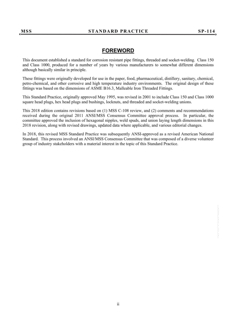 MSS SP-114-2018 150级和1000级耐腐蚀螺纹和承插焊接管件.pdf_第3页