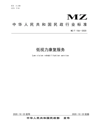 MZT 156-2020 低视力康复服务规范.pdf