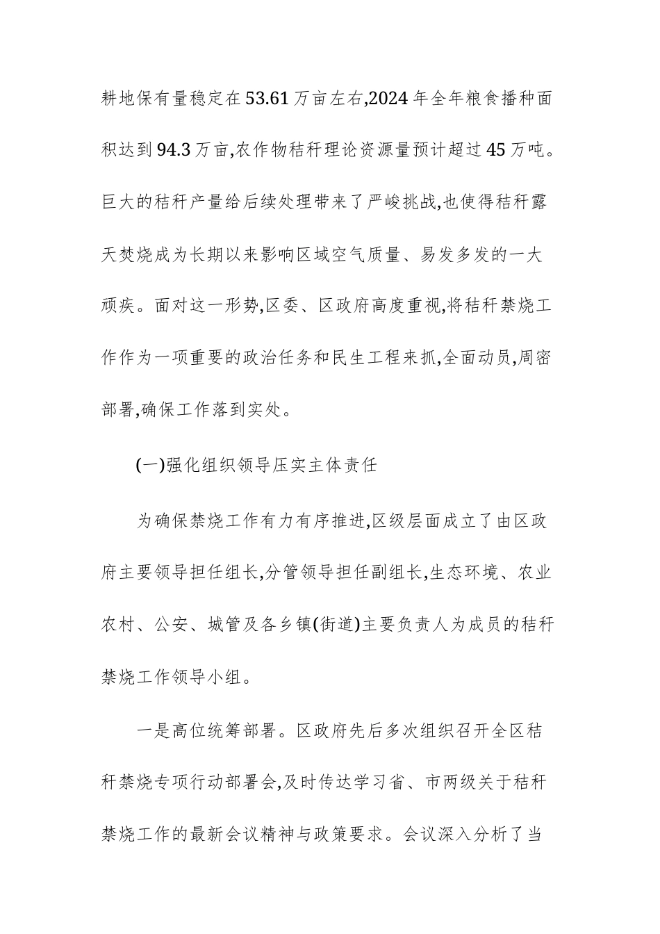 2025年度秸秆禁烧专项工作的总结报告文稿.docx_第2页