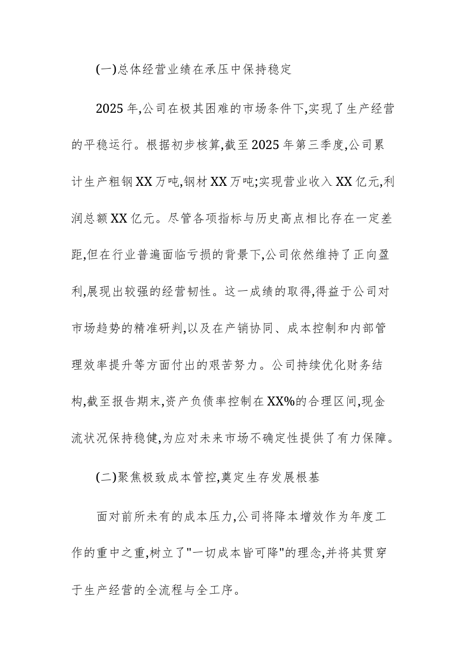 公司2025年度工作情况报告文稿.docx_第2页