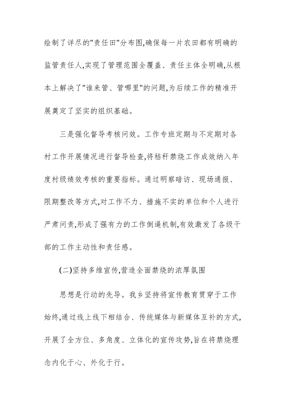 乡2025年度秸秆禁烧与综合利用工作情况报告范文.docx_第3页