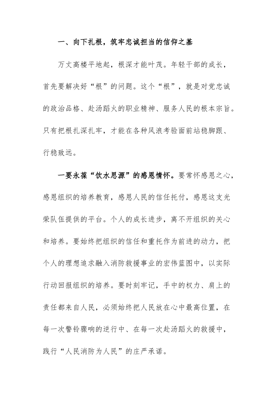 在2025年消防救援支队年轻干部座谈会上的讲话范文.docx_第3页