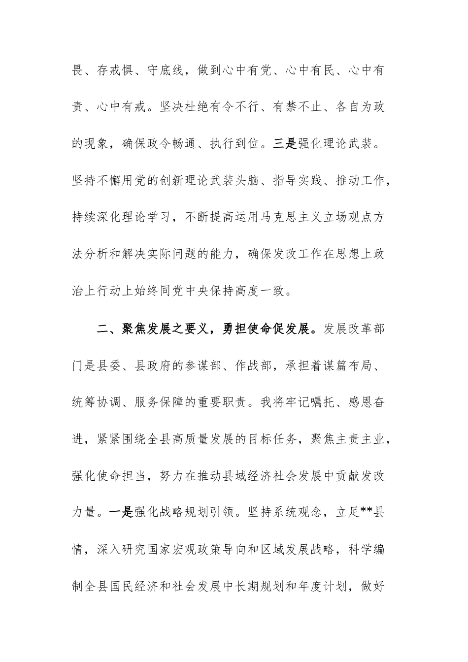 2025年新任发改领导任职表态发言范文.docx_第3页