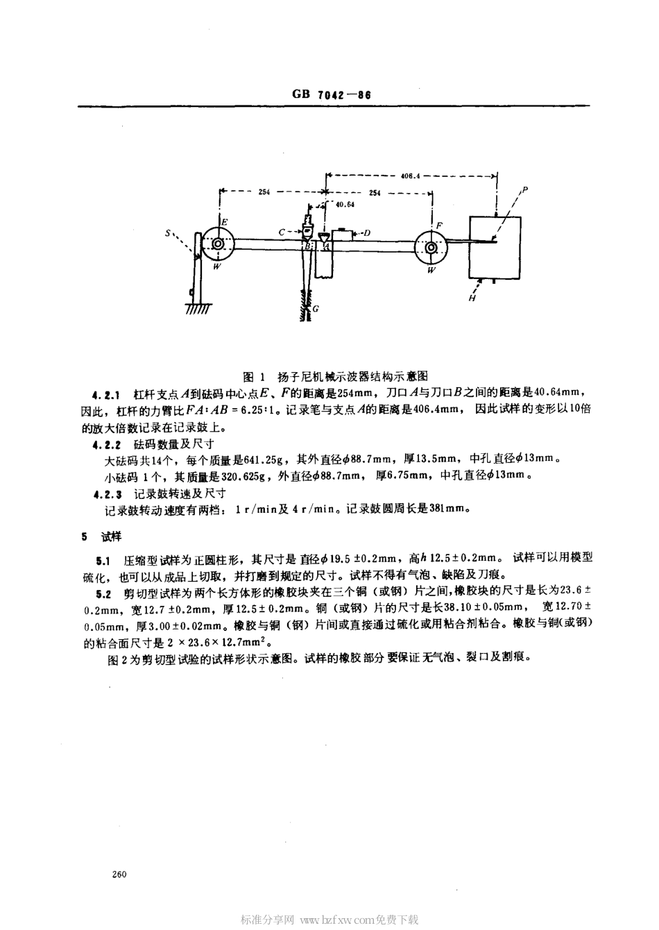 HGT 3869-2006 橡胶压缩或剪切性能的测定 (扬子尼机械示波器).pdf_第2页
