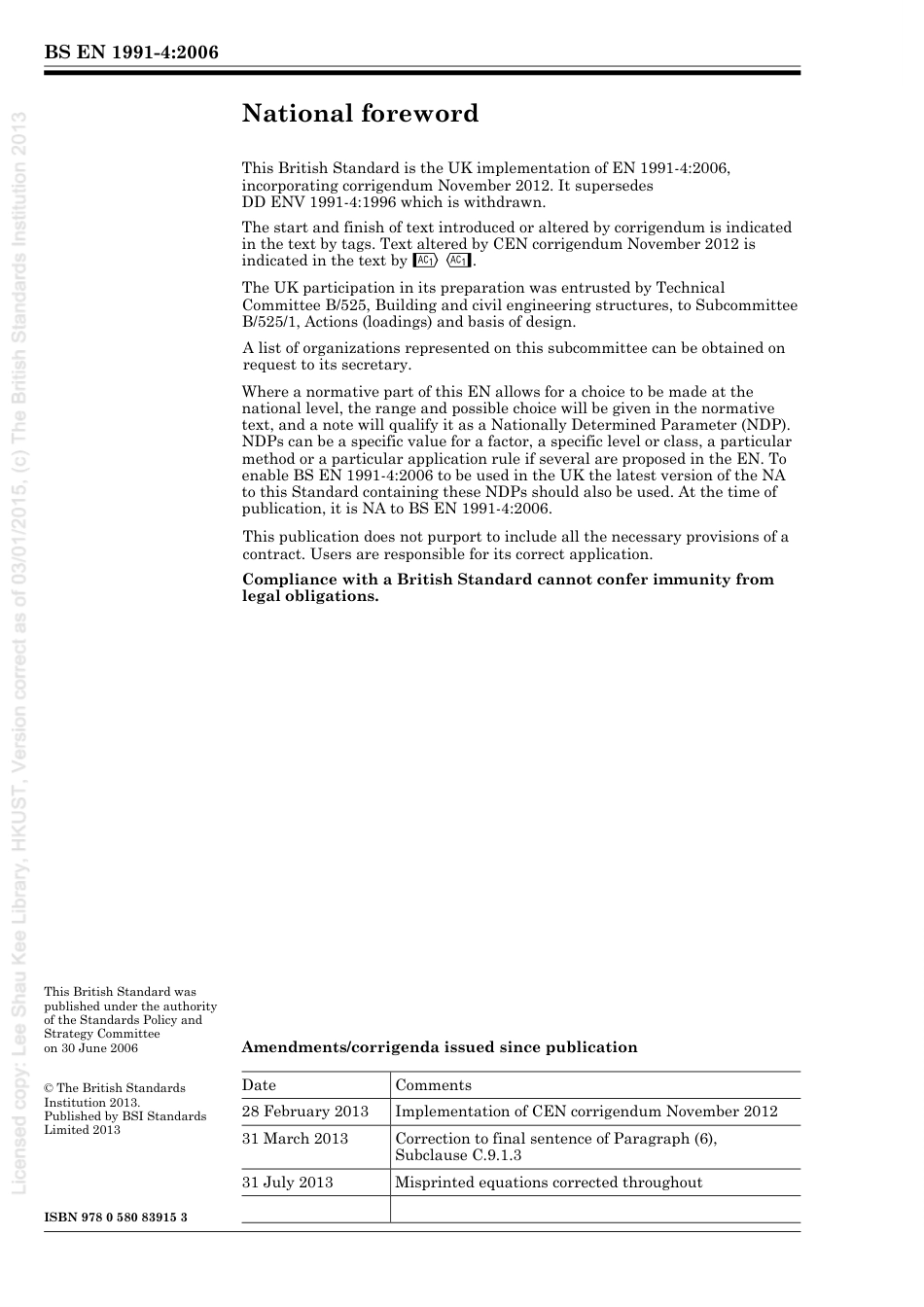 [BS EN 1991-4-2006] -- Eurocode 1. Actions on structures. Silos and tanks.pdf_第2页