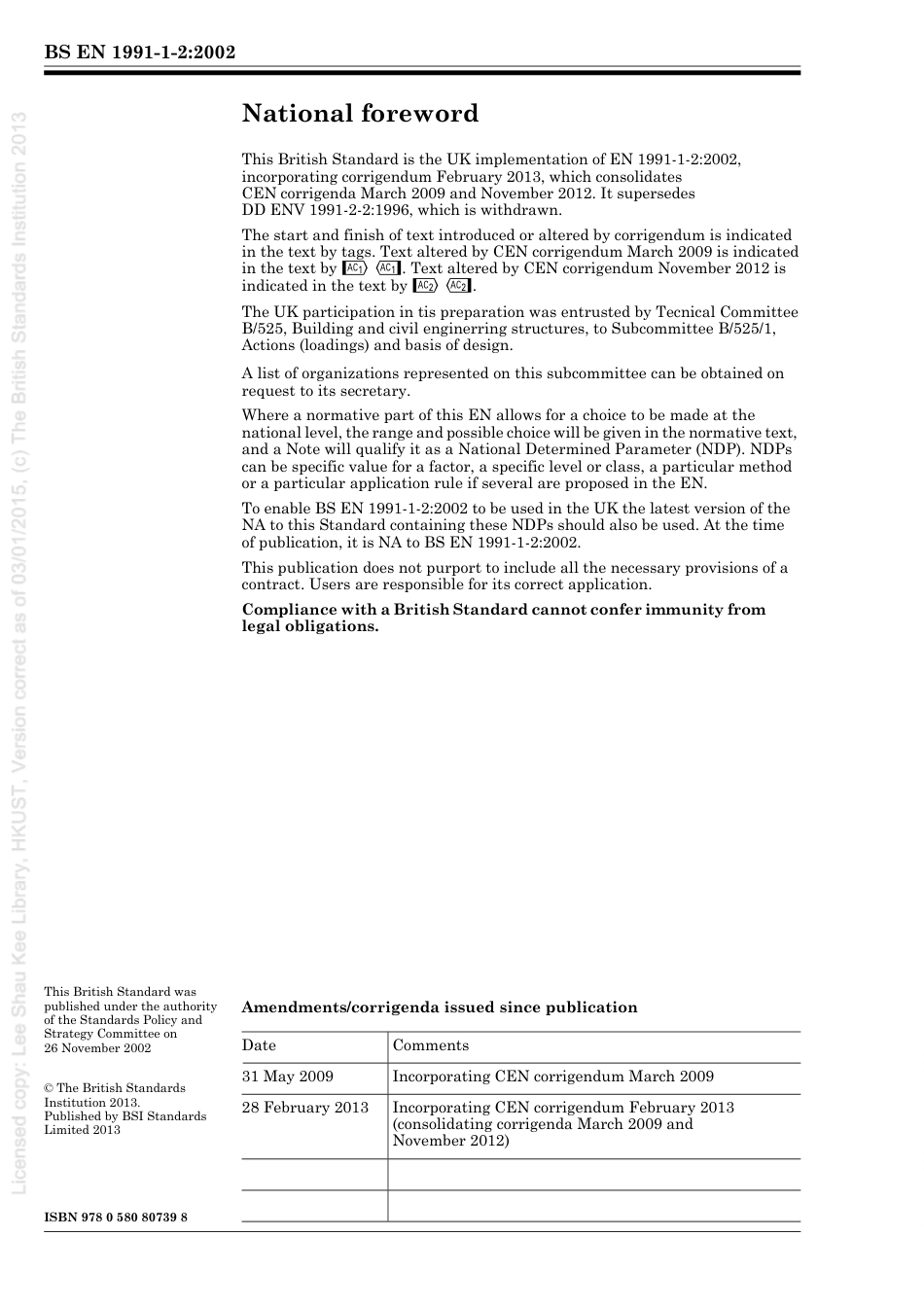[BS EN 1991-1-2-2002] -- Eurocode 1. Actions on structures . General actions. Actions on structures exposed to fire.pdf_第2页