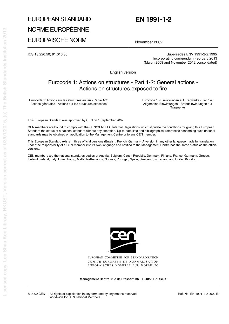 [BS EN 1991-1-2-2002] -- Eurocode 1. Actions on structures . General actions. Actions on structures exposed to fire.pdf_第3页