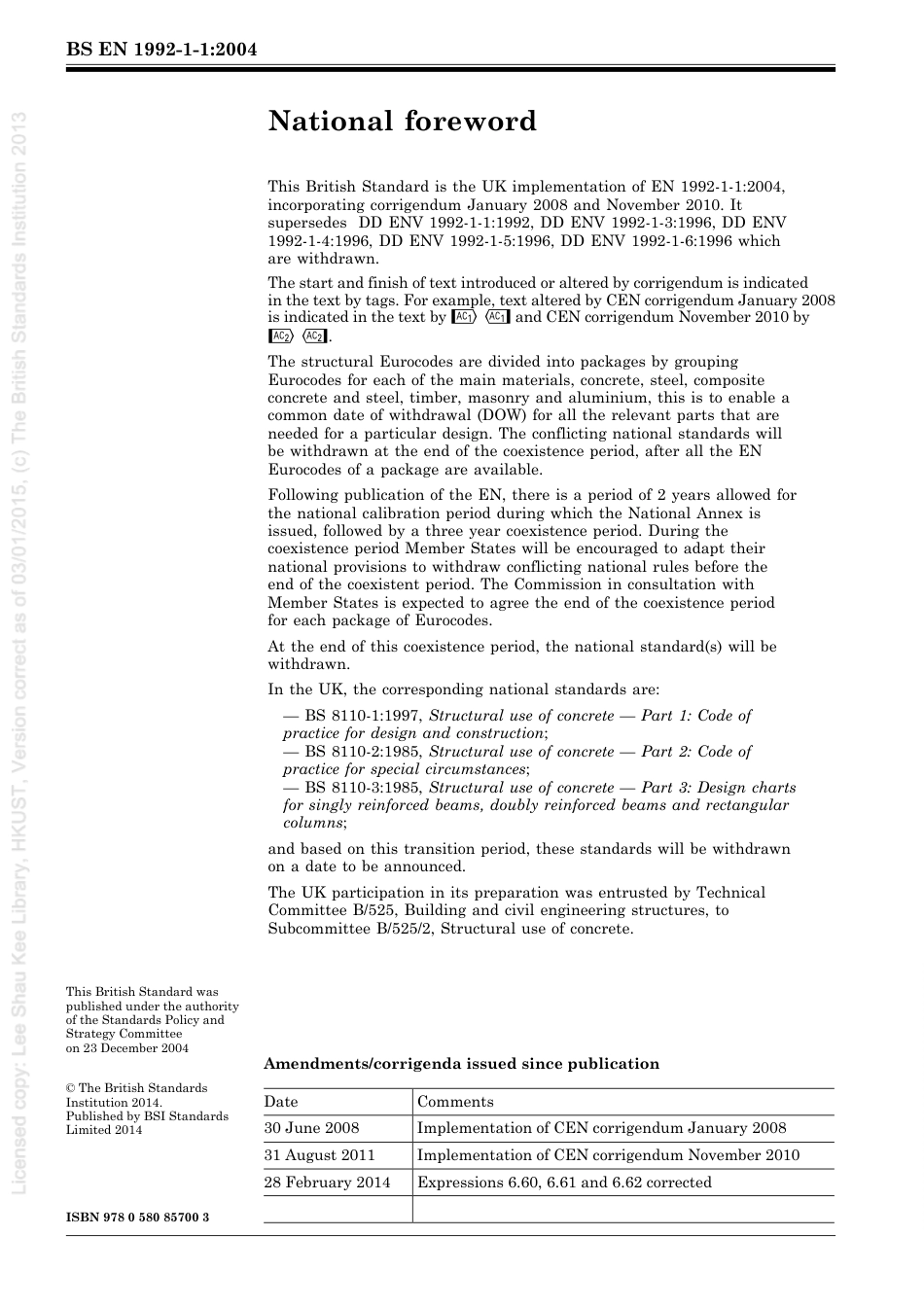 [BS EN 1992-1-1-2004] -- Eurocode 2- Design of concrete structures. General rules and rules for buildings.pdf_第2页
