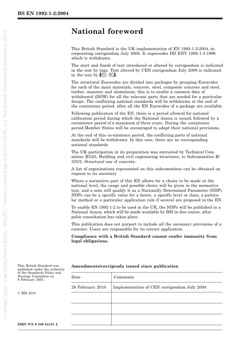 [BS EN 1992-1-2-2004] -- Eurocode 2. Design of concrete structures. General rules.pdf_第2页