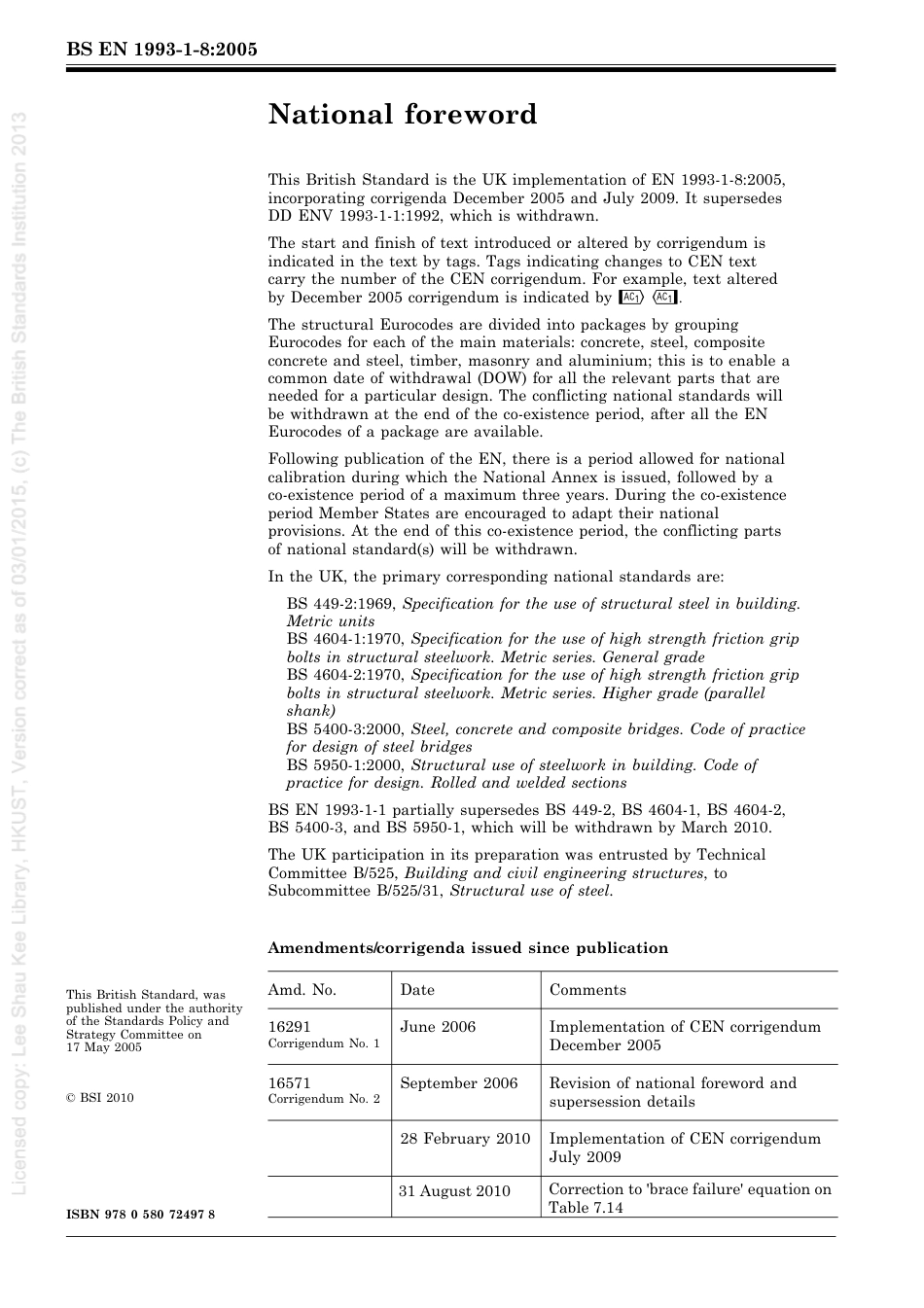 [BS EN 1993-1-8-2005] -- Eurocode 3. Design of steel structures. Design of joints.pdf_第2页