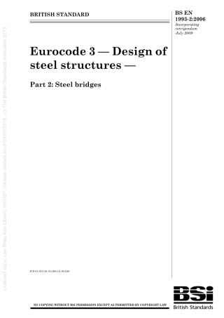 [BS EN 1993-2-2006] -- Eurocode 3. Design of steel structures. Steel bridges.pdf