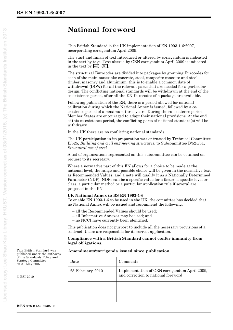 [BS EN 1993-1-6-2007] -- Eurocode 3. Design of steel structures. Strength and Stability of Shell Structures.pdf_第2页