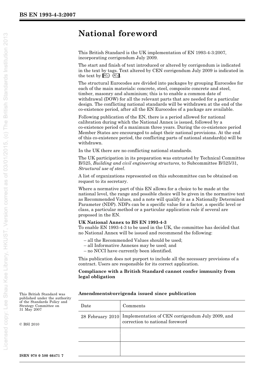 [BS EN 1993-4-3-2007] -- Eurocode 3. Design of steel structures. Pipelines.pdf_第2页