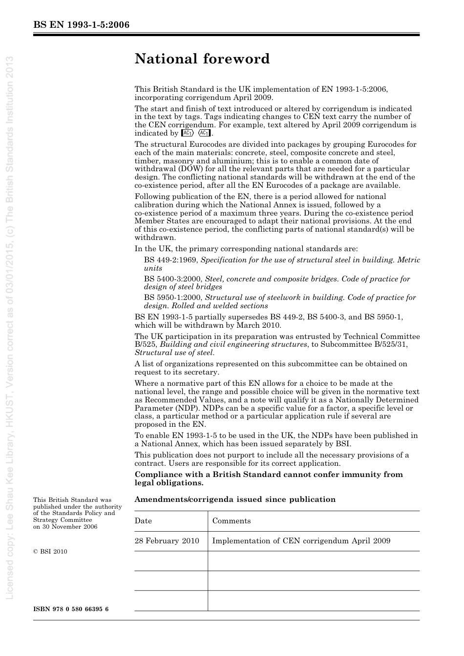[BS EN 1993-1-5-2006] -- Eurocode 3. Design of steel structures. Plated structural elements.pdf_第2页