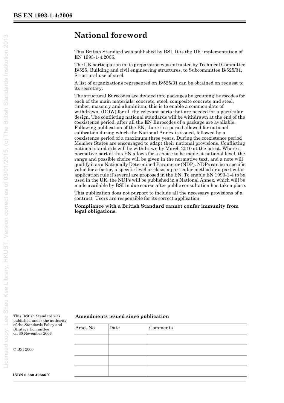 [BS EN 1993-1-4-2006] -- Eurocode 3. Design of steel structures. General rules.pdf_第2页