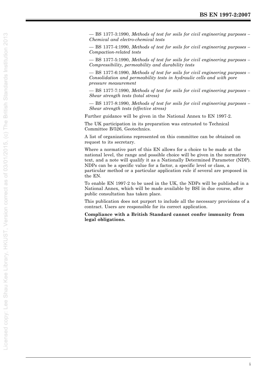 [BS EN 1997-2-2007] -- Eurocode 7. Geotechnical design. Ground investigation and testing.pdf_第3页