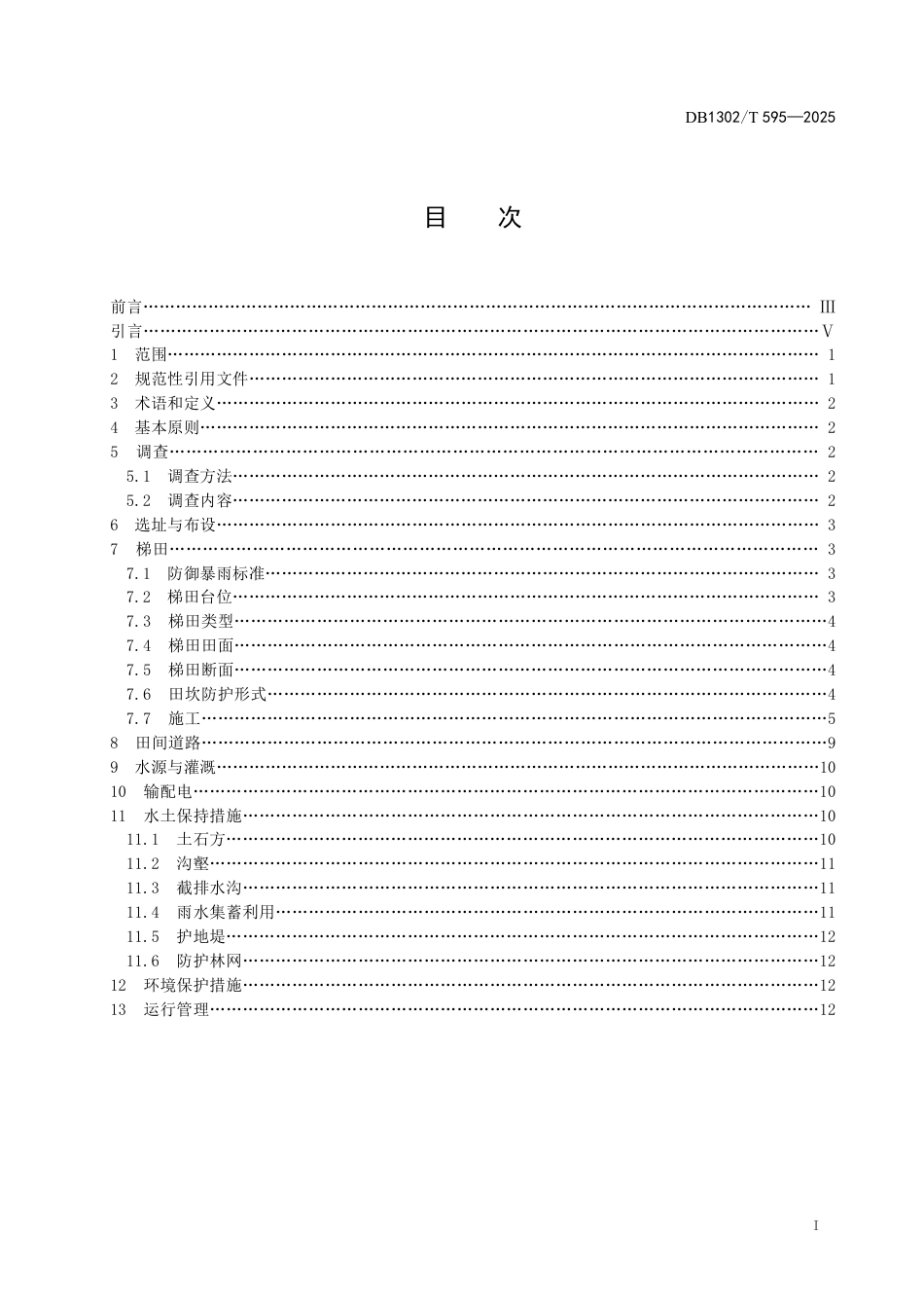 DB1302-T 595-2025缓坡山地土地整治技术规范.pdf_第3页