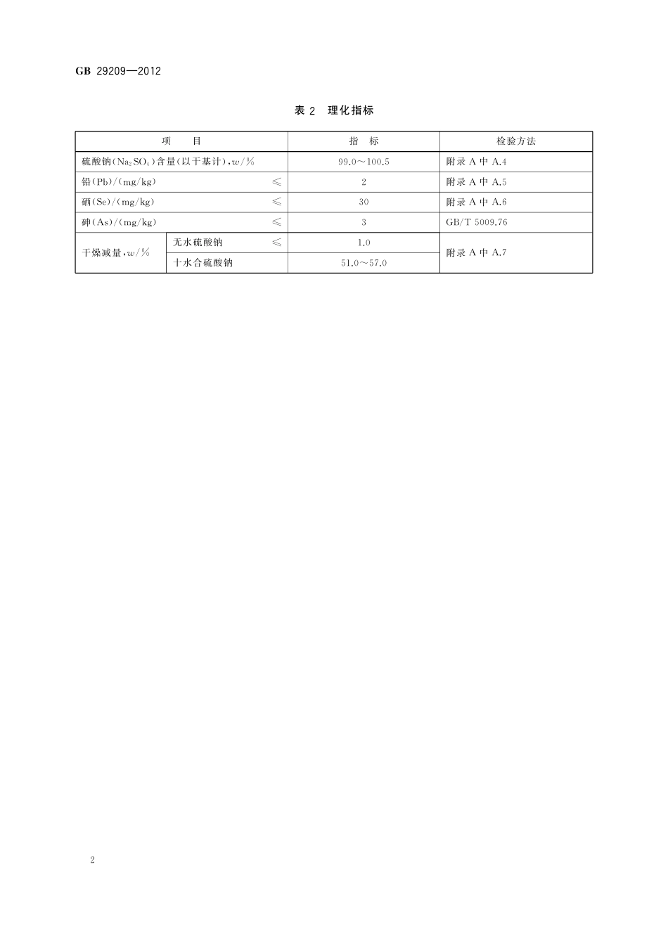 GB 29209-2012《食品安全国家标准 食品添加剂 硫酸钠》第1号修改单.pdf_第3页
