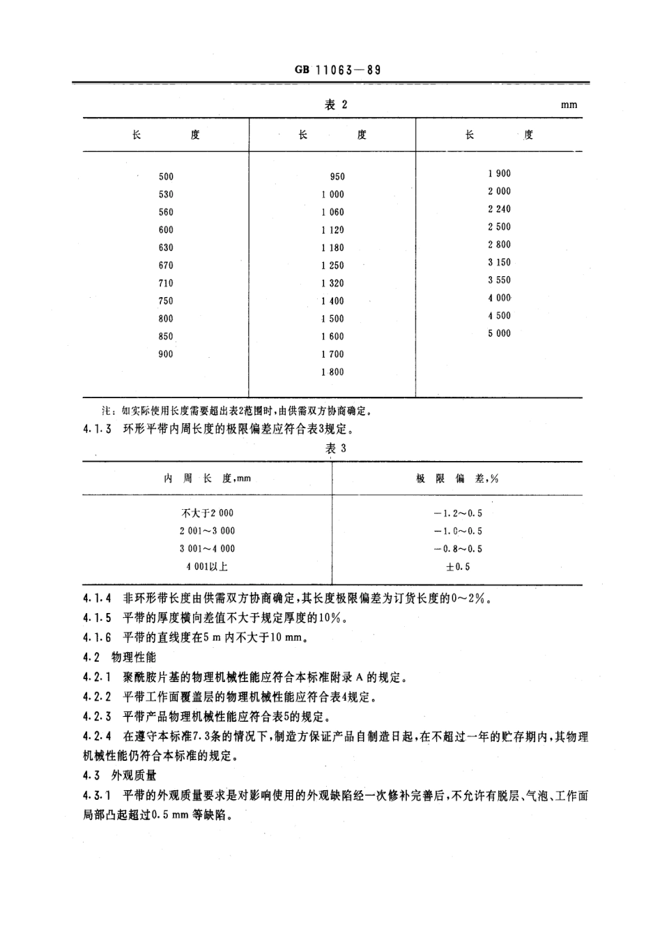 GBT 11063-1989 聚酰胺片基平带.pdf_第3页