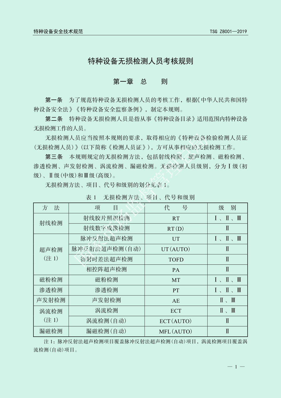 特种设备无损检测人员考核规则 （TSG Z8001-2019）-2019-09-16.pdf_第3页