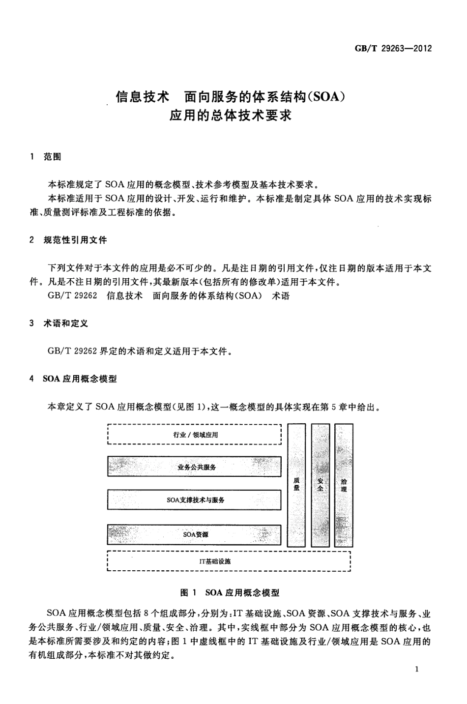 GBT 29263-2012 信息技术 面向服务的体系结构 SOA 应用的总体技术要求.pdf_第3页