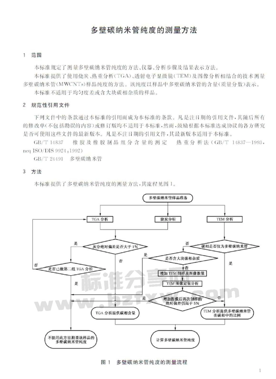 GBT 24490-2009 多壁碳纳米管纯度的测量方法.pdf_第3页