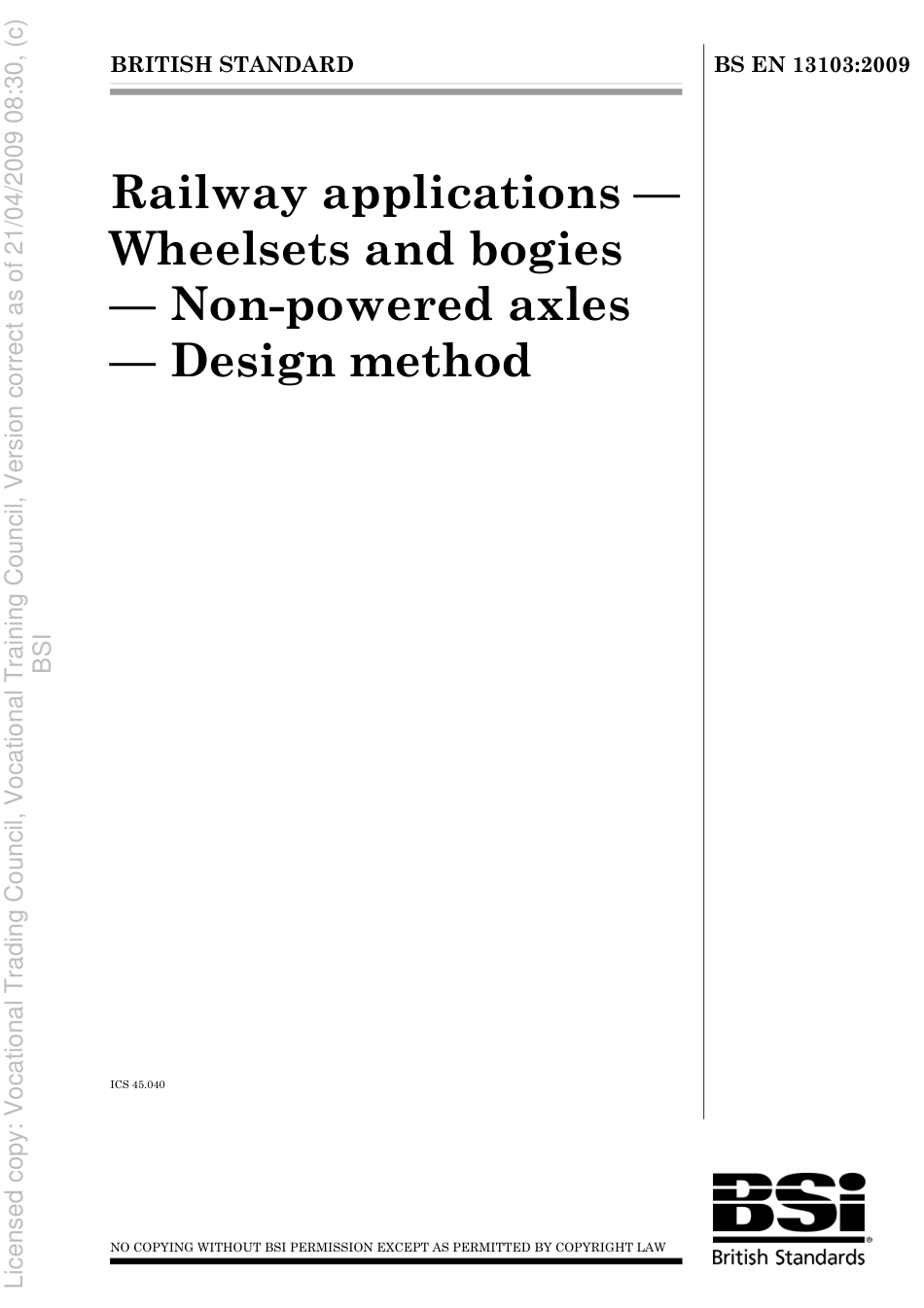 BS EN 13103 2009.pdf_第1页