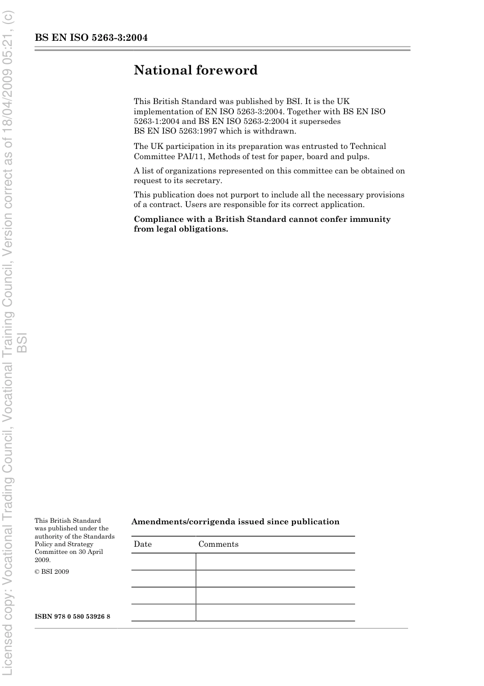 BS EN ISO 5263-3 2004.pdf_第2页