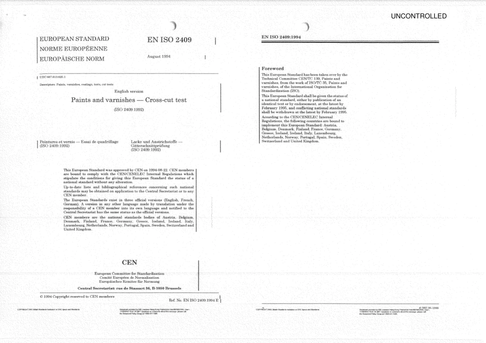 BS EN ISO 2409 1995.pdf_第3页