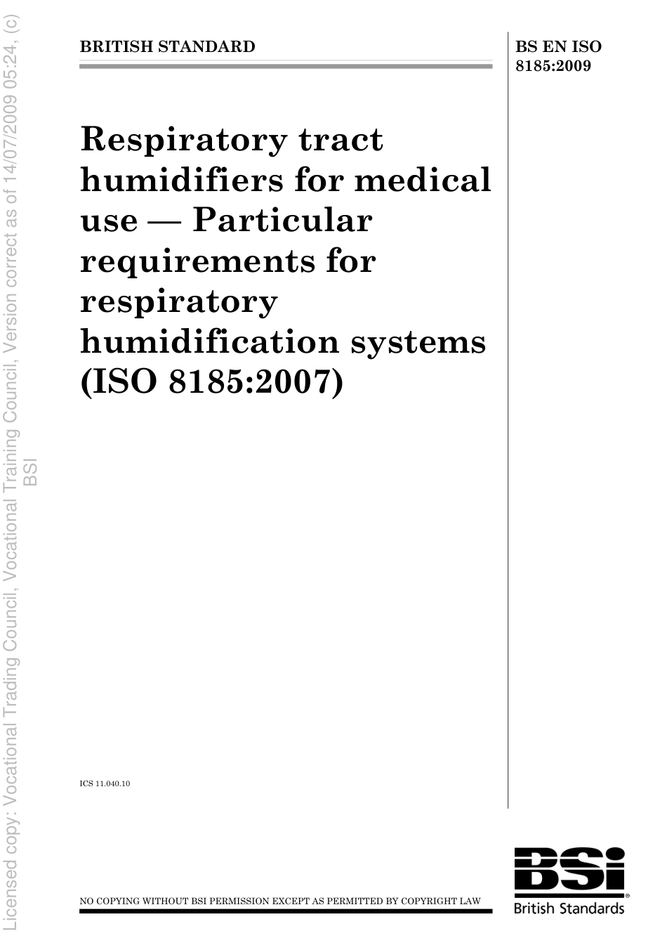 BS EN ISO 8185 2009.pdf_第1页