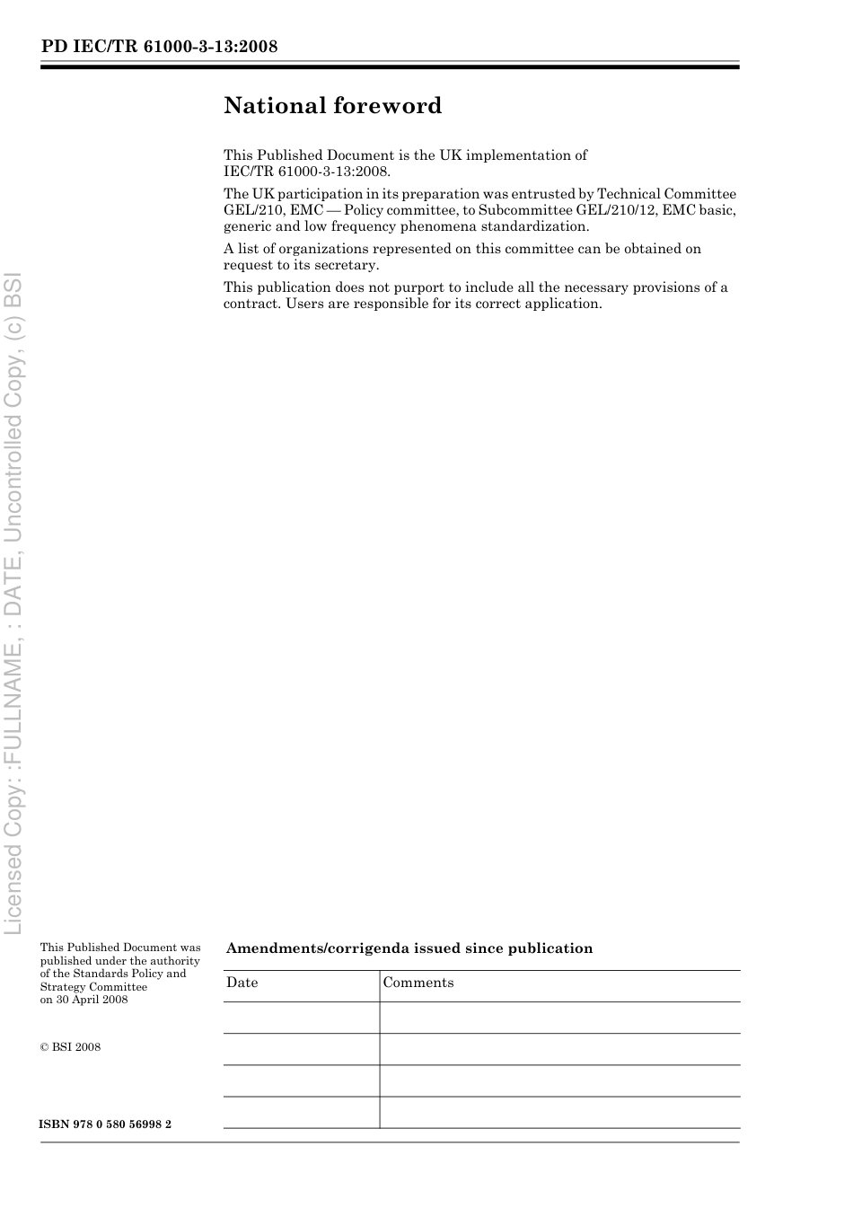 PD IEC TR 61000-3-13 2008.pdf_第2页