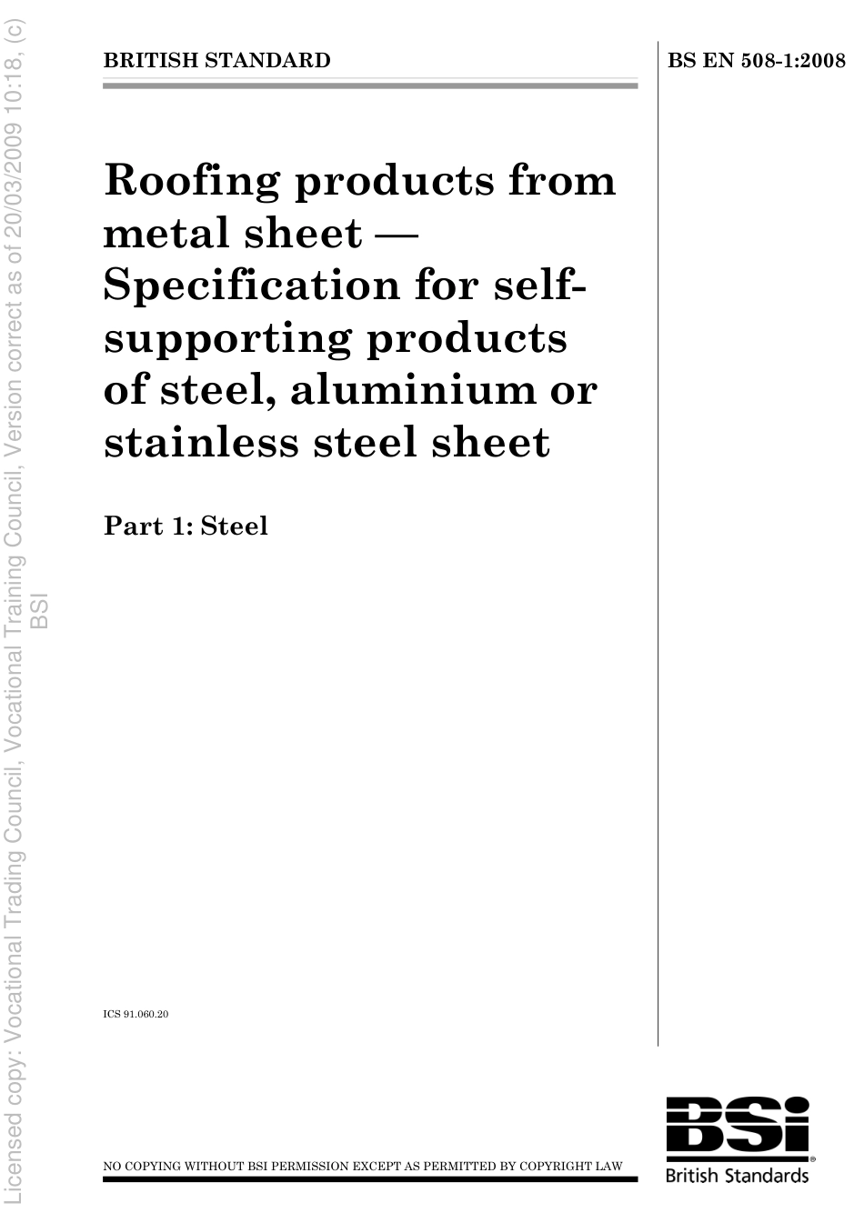 BS EN 508-1 2008.pdf_第1页