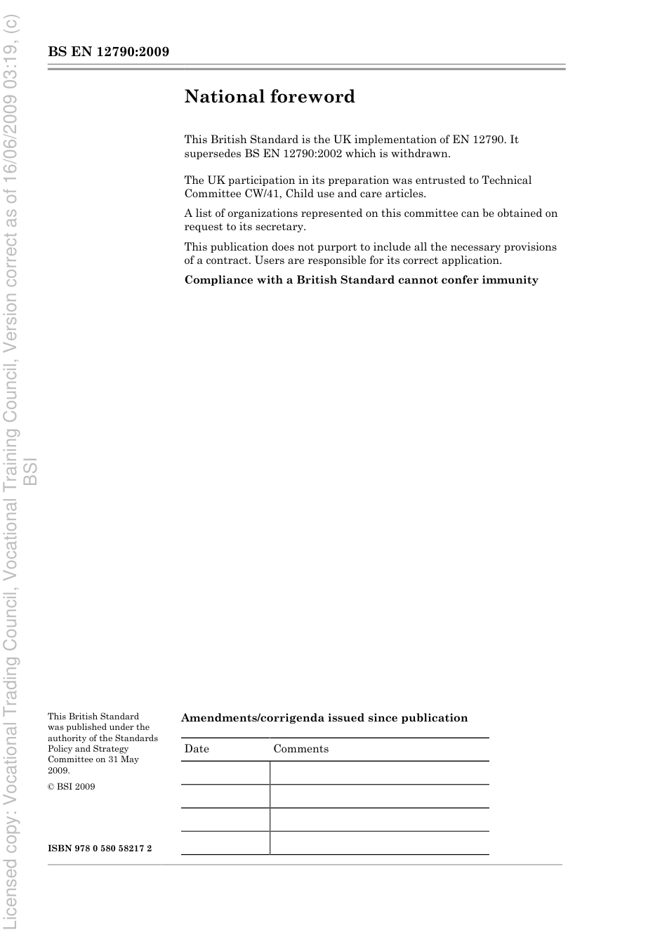BS EN 12790 2009 reclined cradles.pdf_第2页