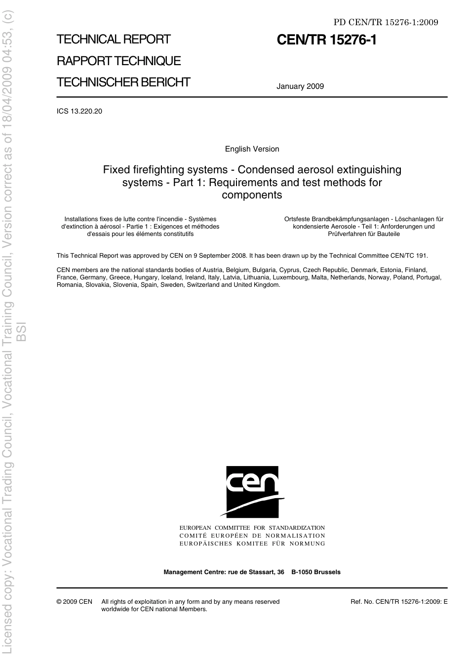 PD CEN TR 15276-1 2009.pdf_第3页