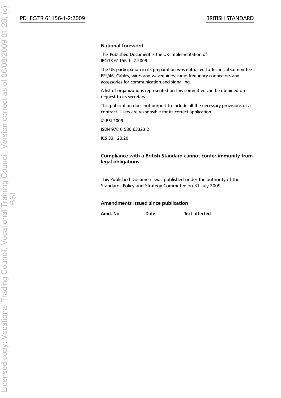 PD IEC TR 61156-1-2 2009.pdf_第2页