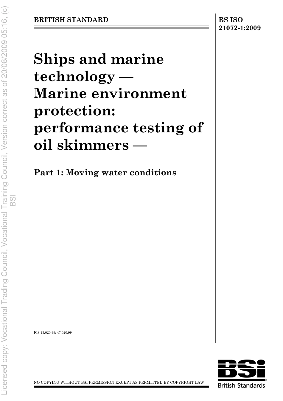 BS ISO 21072-1 2009.pdf_第1页