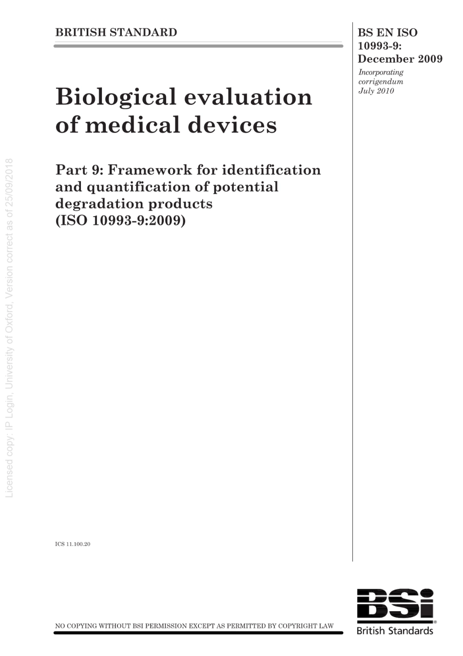 BSENISO10993-9-December2009.pdf_第1页