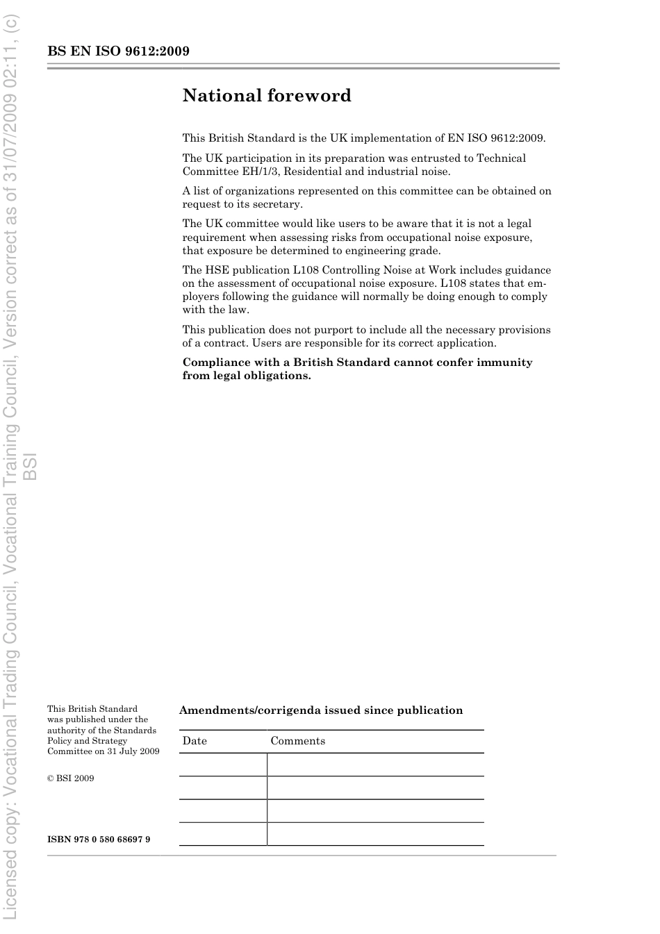 BS EN ISO 9612 2009 Acoustics. Determination of occupational noise exposure. Engineering method.pdf_第2页