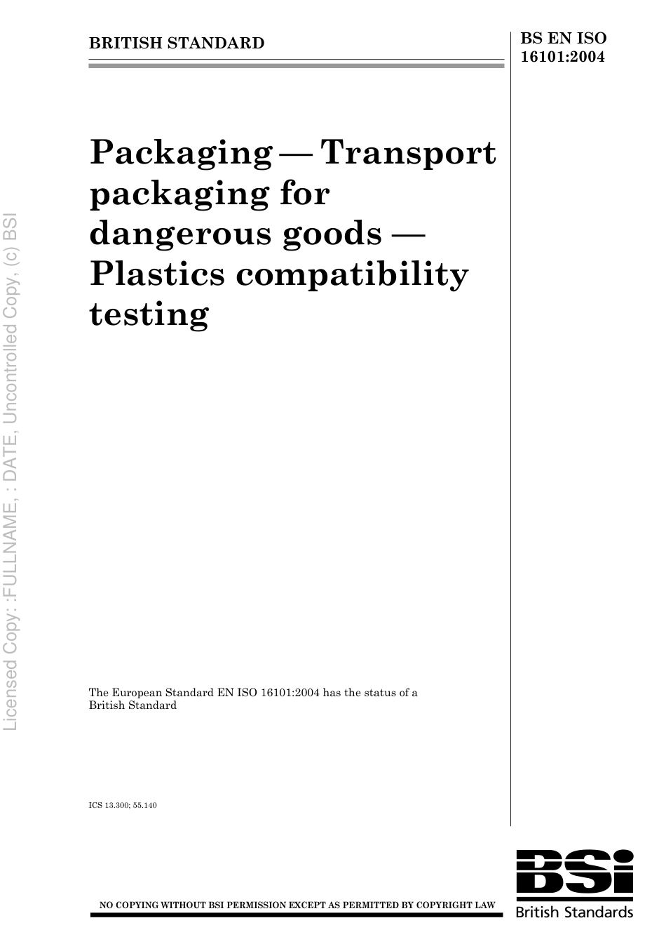 BS EN ISO 16101 2004.pdf_第1页