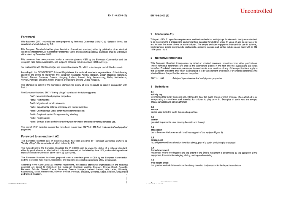 BS EN 71-8-2003 + Amd1 (uncontrolled).pdf_第3页