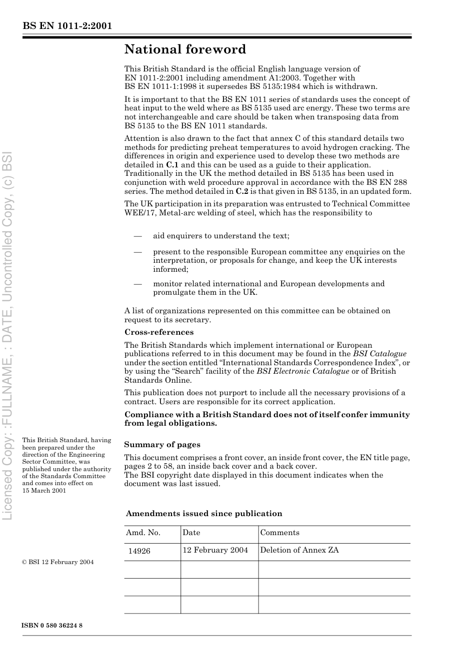 BS EN 1011-2 2001.pdf_第2页