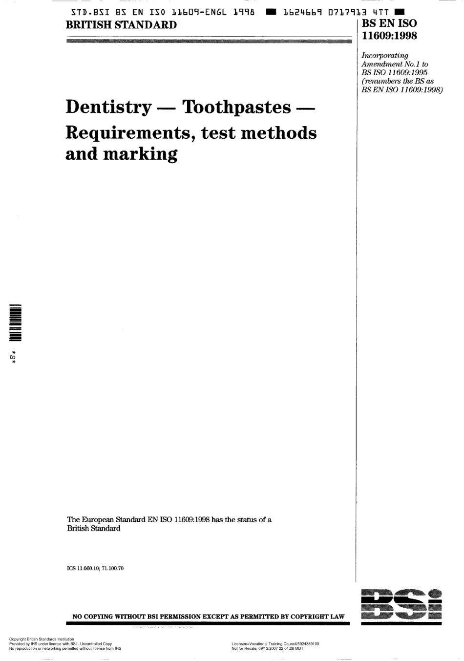 BS EN ISO 11609 1998.pdf_第1页